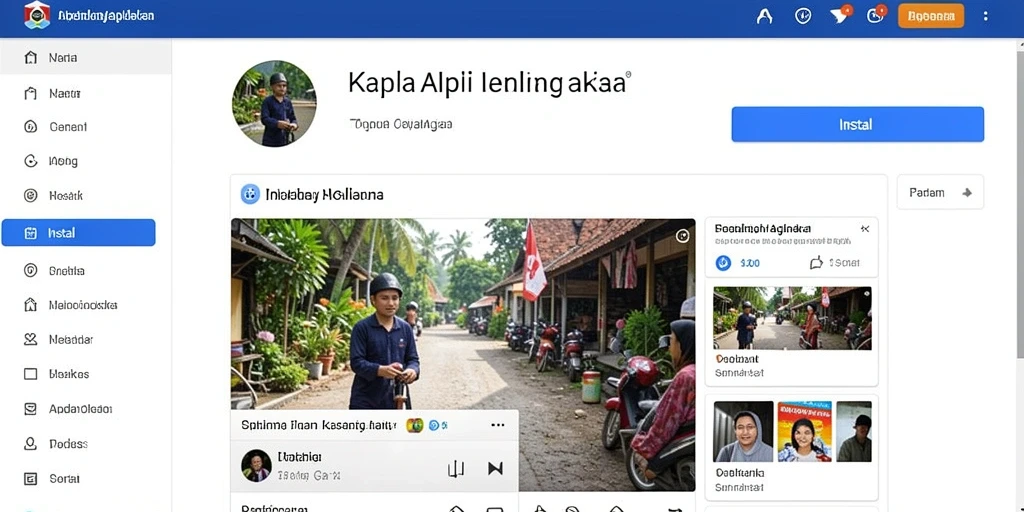 Tampilan awal permainan yang menarik.