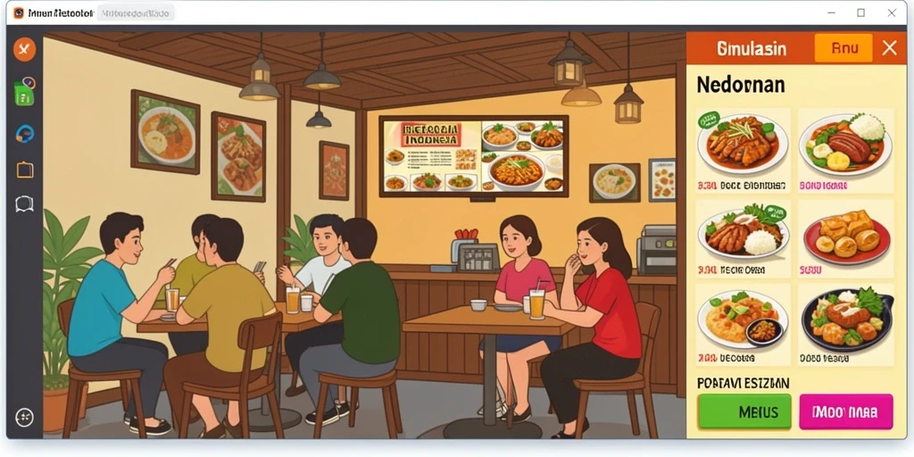 Tampilan antarmuka pengguna yang sederhana dan intuitif.